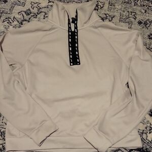 Nike Womens Half Zip Up Cream Sweatshirt